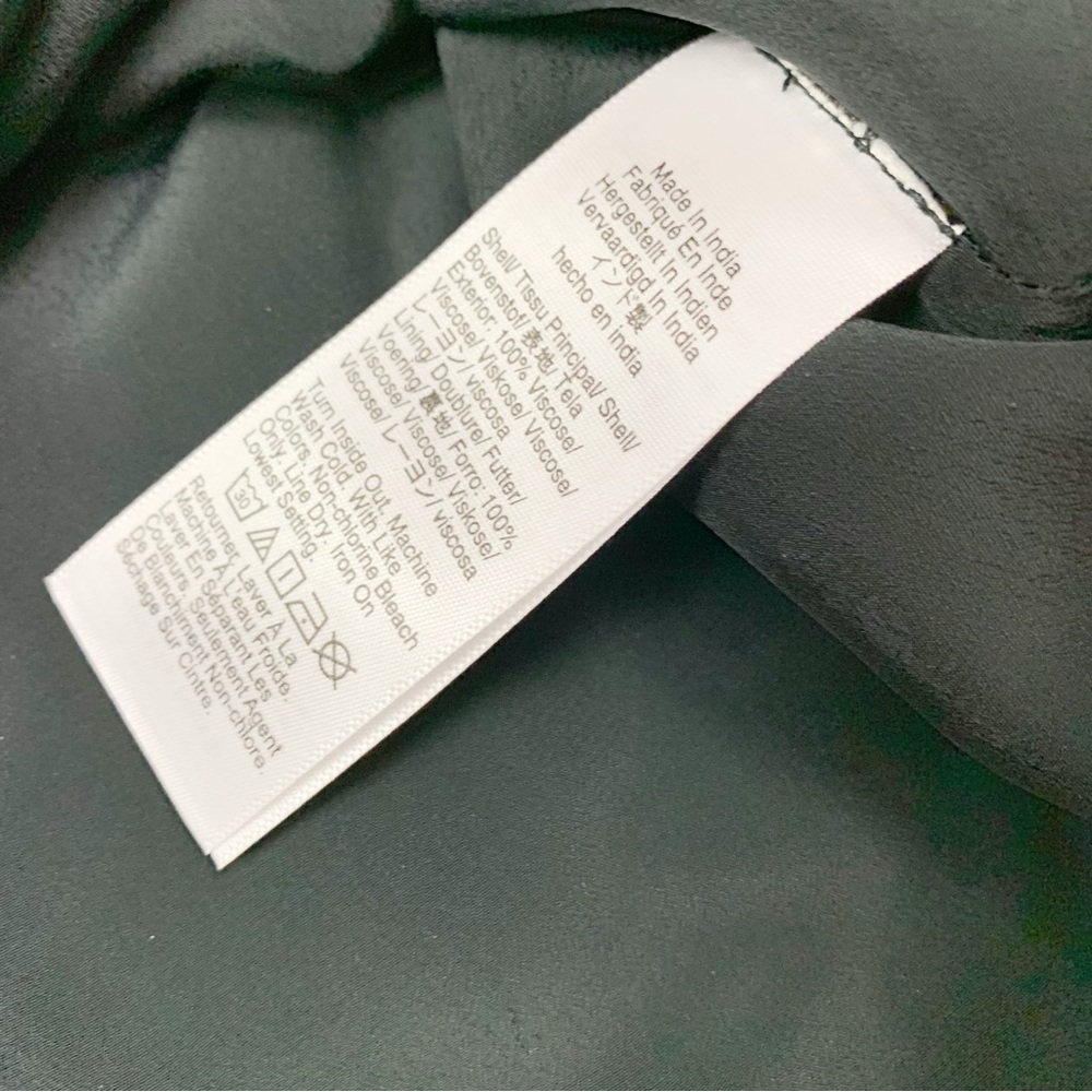 J Crew Collection shirtdress with jewel buttons short sleeve in‎ black - Picture 11 of 11